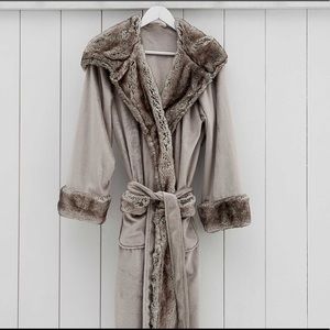 Pottery Barn Faux Fur Robe